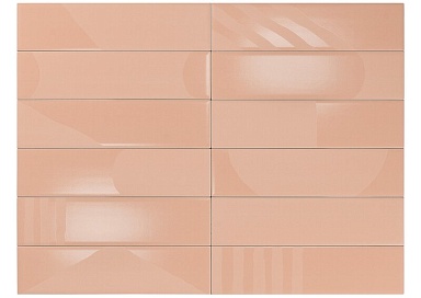 Плитка Smile Tile Rivera Soft Peach 7.5x30