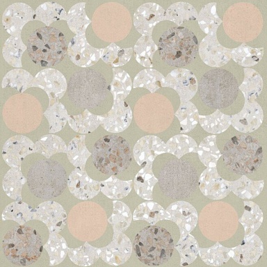 Vitra K949796LPR01VTE0 Beton-Terrazzo Декор Пэчворк 7ЛПР 60x60