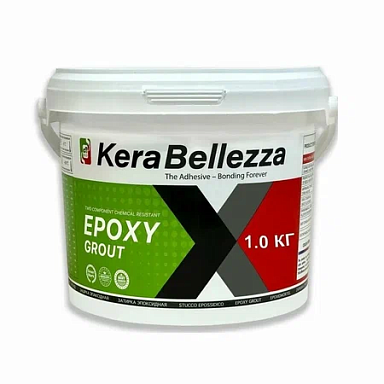 Смеси и затирки Kerabellezza Эпоксидная затирка Color База прозрачная 1 кг