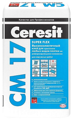 Клей Ceresit CM 17 792212 CM 17/25 Клей д/плитки эластичный