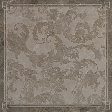 Декор Versace 240076 MARBLE DEC CASSETTONE FOGLIA GRIGIO ONICE 58,5x58,5