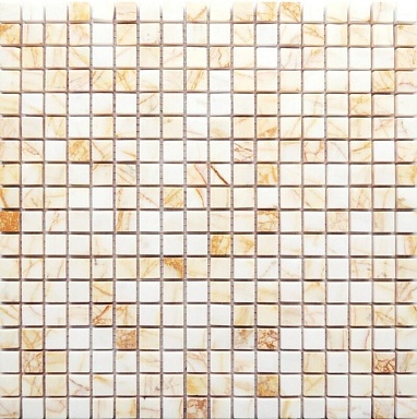 Мозаика Caramelle Mosaic Pietrine Ragno rosso POL 1.5x1.5 30.5x30.5