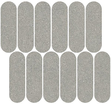Декор Kerama Marazzi ID144 Джиминьяно наборный серый матовый 30x32