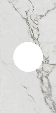 Kerama Marazzi ID159 Декор Коррер наборный белый глянцевый 30x60x0,9