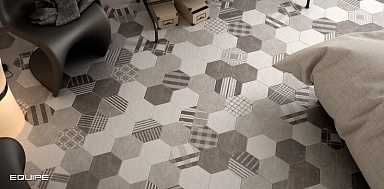 Декор Equipe 22098 Hexatile Cement Garden Sand 17,5x20 (17 видов паттерна)