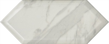 Плитка Kerama Marazzi 35009 Келуш грань белый глянцевый 14х34