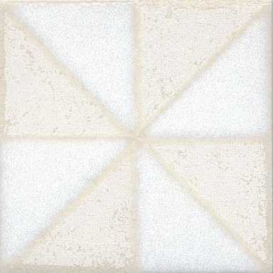 Декоративная вставка Kerama Marazzi STG/B407/1266H Амальфи орнамент белый 9.8x9.8