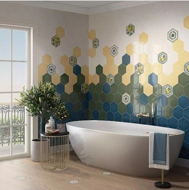 Плитка Kerama Marazzi 24030 Флорентина желтый глянцевый 20x23,1