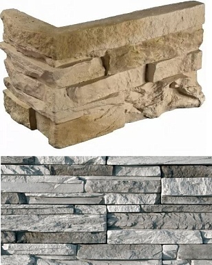 Искусственный камень White Hills 102-85 Кросс Фелл угловой 7х25,5x10 (6х15,5x10)
