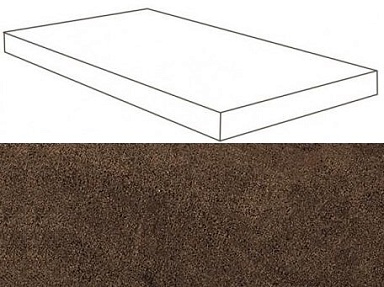 Ступень Атлас Конкорд Россия 620070001097 Moka Scalino Angolare SX Lap 33x120