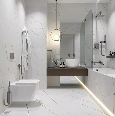 Керамогранит Idalgo Siena White / Сиена Белый LLR 60x60