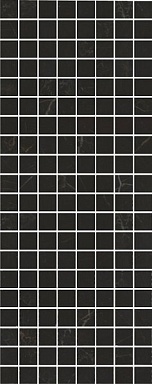 Декор Kerama Marazzi MM7204 Алькала черный мозаичный 50x20
