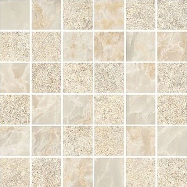 Мозаика Vitra K9498848R001VTE0 Marble-Stone Кремовый Матовый-Лаппато Ректификат 30x30