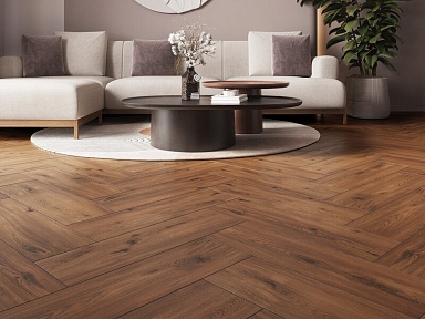Керамогранит Cersanit A17487 Oakwood Тёмно-коричневый 18.5x59.8