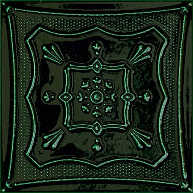 Декор Tubadzin D-Tinta green 14.8x14.8