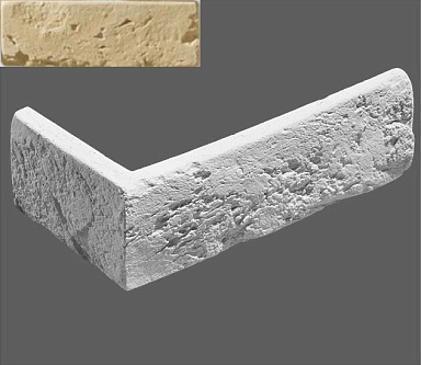 Искусственный камень Leonardo Stone Угловой элемент Лион 051 19/9x6,5x1,3