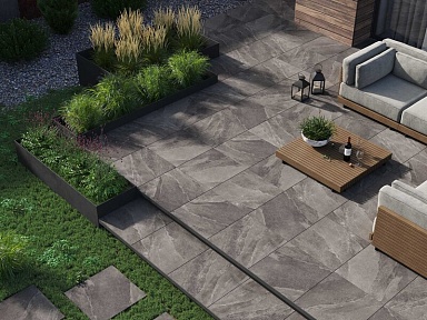 Керамогранит Onlygres SOG501 Grey Противоскользящий Рект. 60x60