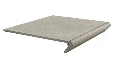 Kerama Marazzi KM4040G0011NGTF Ступень фронтальная Хадду серый светлый матовый 40,2x34x0,8