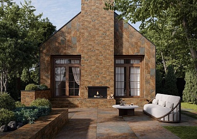Клинкерная плитка Paradyz Ardis Rust Elewacja Struktura Mat 40x6,6