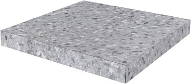 Kerama Marazzi SG632620R/GCA Ступень угловая клееная Терраццо серый 33x33