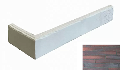 Клинкерная плитка Terramatic Forta Bordo Riegel 4302 R (Y) угловая 400x40x14