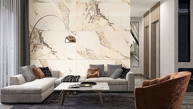 Керамогранит SERON Calacutta Pink Glossy 80x160