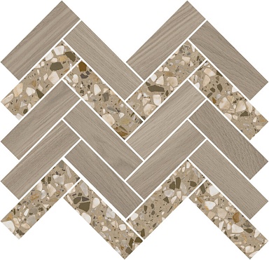 Мозаика Kerama Marazzi T042/SG5269 Монтиони мозаичный коричневый светлый 34x35,5