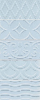 Плитка Kerama Marazzi 16015 Авеллино голубой структура mix 7.4*15