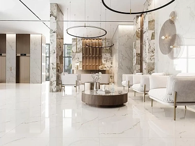 Керамогранит Kerama Marazzi SG015420R Монте Тиберио белый матовый обрезной 119,5x119,5x0,9