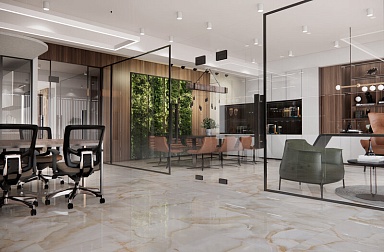Керамогранит Eurotile Aurora Бежевый Полированный 60x120