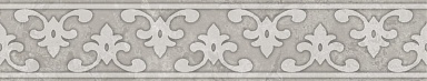 Бордюр Kerama Marazzi OS/A295/8349 Ферони серый светлый матовый 30x5,7