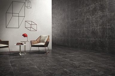 Керамогранит Ariostea PS612277S8 Black Ardesia Strutturato 120х60