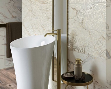Плитка Paradyz Serene Bianco Rekt 25x75