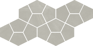 Мозаика Italon 620110000183 Continuum Silver Mosaico Prism 41.3x20.5