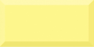 Плитка Absolut Keramika Monocolor Amarillo Biselado Brillo 10х20