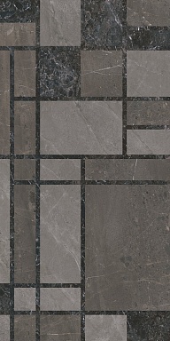 Kerama Marazzi KMD3STA130BR Декор Марсель микс тёмный глянцевый обрезной 60x119,5x0,9
