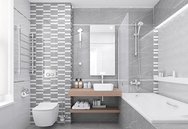 Laparet Rubio Мозаика микс серый 28,6х29,8