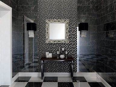 Декор Kerama Marazzi MM12112 Астория белый мозаичный 25x75