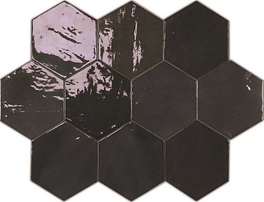 Плитка Wow 122087 ZELLIGE HEXA GRAPHITE 10,8x12,4