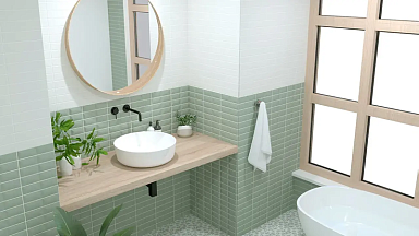 Плитка Estudio Ceramico Glenbrook Rustic Greige Padded 5x20