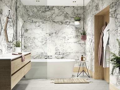 Керамогранит Ape A041125 Volterra White matt rect 60x120