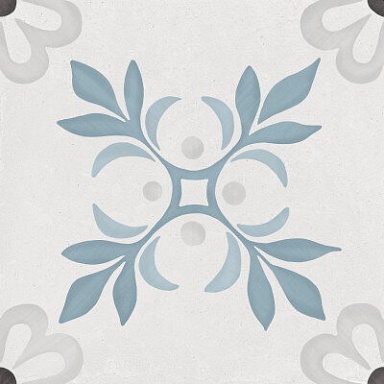 Керамогранит Harmony Sirocco Blue Garden 22,3x22,3