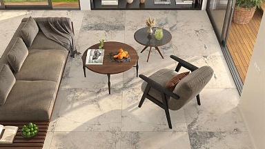Керамогранит Yurtbay Seramik P10898.6 Travertino Sand Mat Bianco Rec 60x120