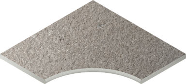 Ступень Italon 620090001026 Grey Bordo Angolare Round 60x60