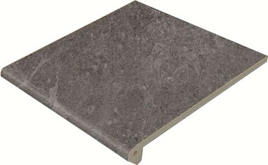 Ступень Gres de Aragon 971206 Petra Peldаno Redondeadо Antracita Antislip 29.7x33