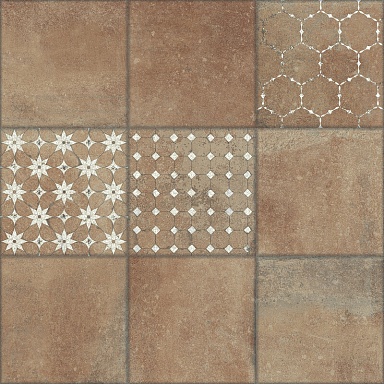 Керамогранит La Platera Kube Quinta Cotto-Carrara 45x45