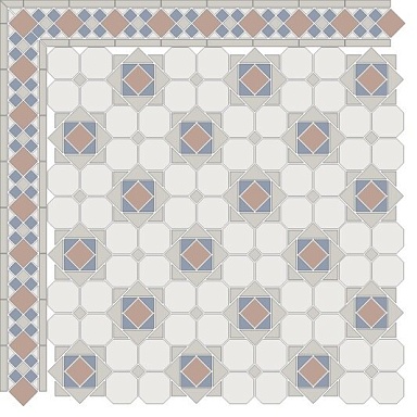 Бордюр Топ Рус Угол Лия (01/02/08/05) 20.9х20.9х14.1