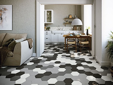 Керамогранит Click Ceramica Magic Hexa White 20x24