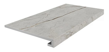 Kerama Marazzi KM6060G0061RGCF Ступень фронтальная клееная Ифран серый светлый матовый обрезной 33x60x0,9