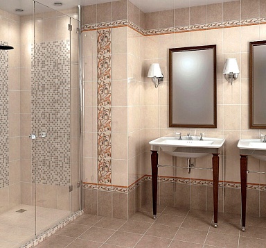 Бордюр Kerama Marazzi 136 Бежевый карандаш 20*1.5